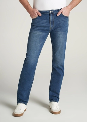 J1 STRAIGHT LEG Jeans for Tall Men in Signature Fade Neutral Base City Walk Weekend Warrior