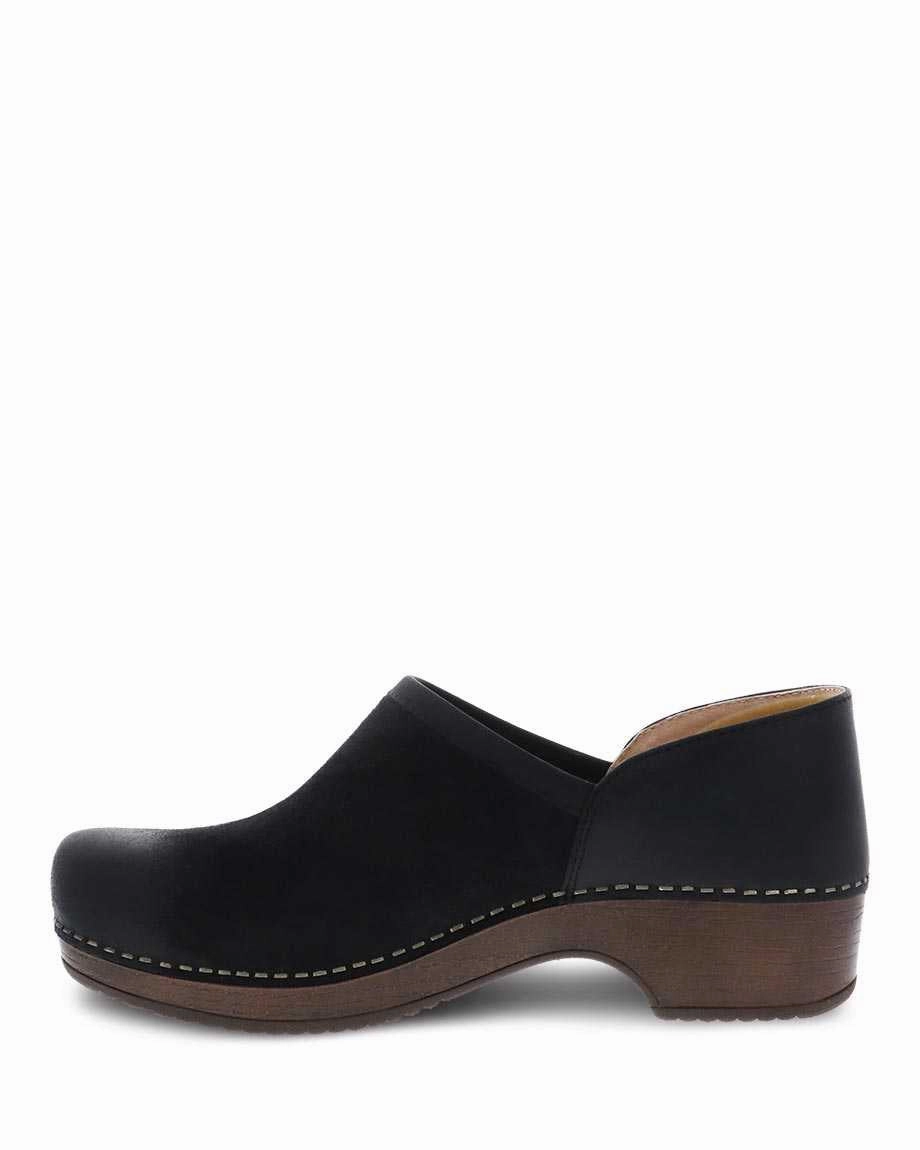 Men Mode Dansko Women's Brenna Burnished Suede - Black
