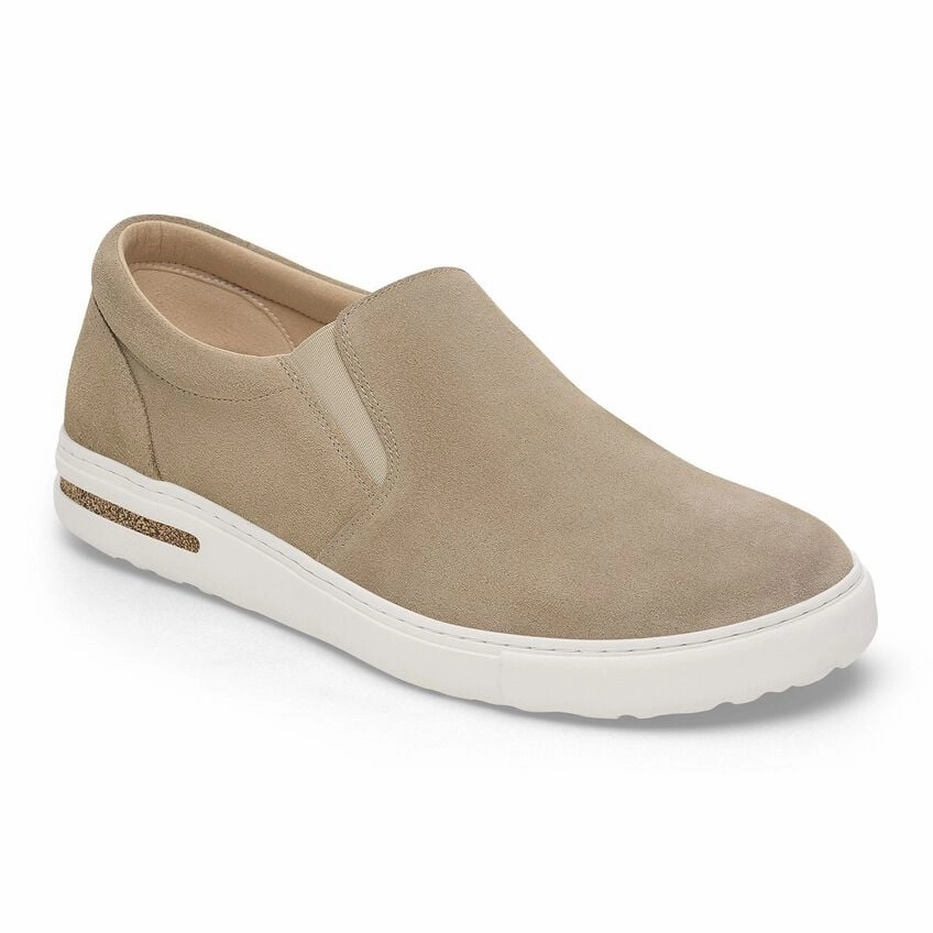 Birkenstock Women's Oswego Slip-On - Taupe mom style Cool Texture