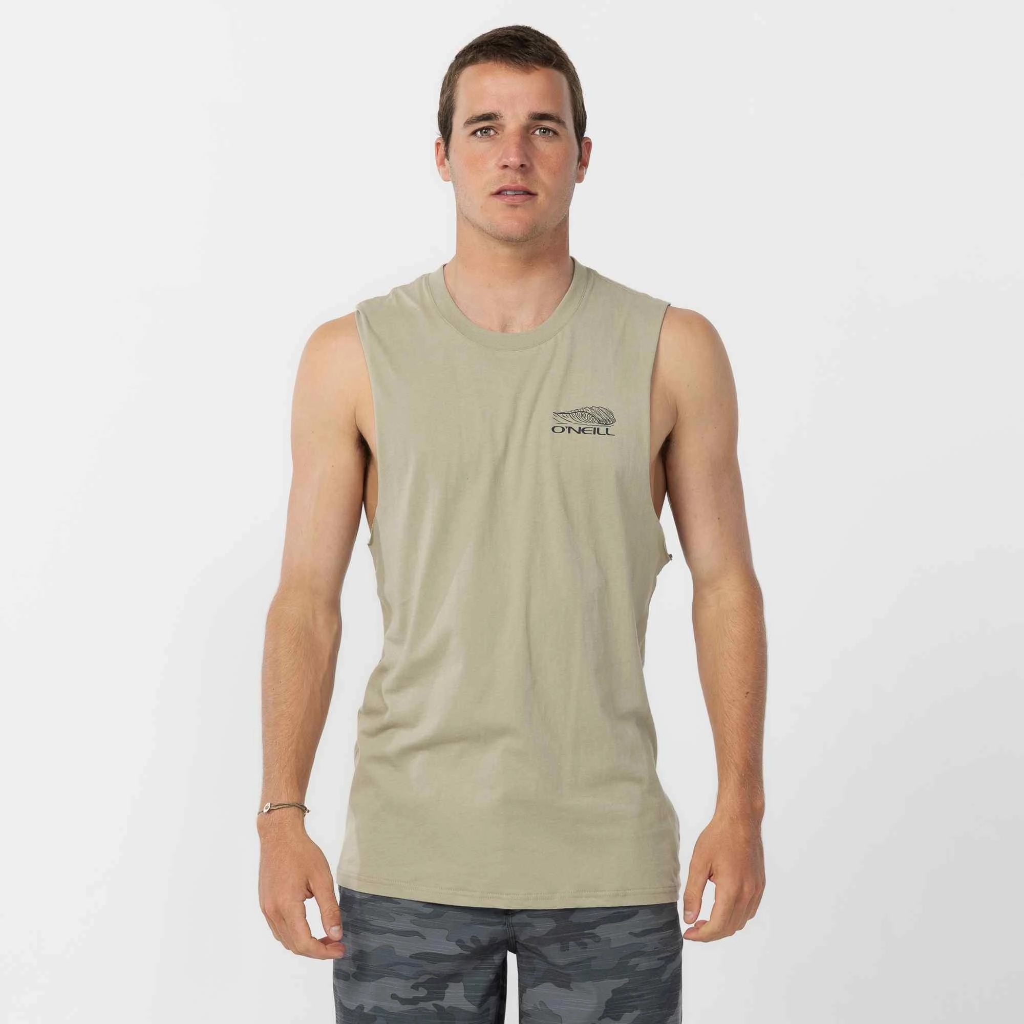 Dusk Muscle Tee - Seagrass MoistureControlFibers