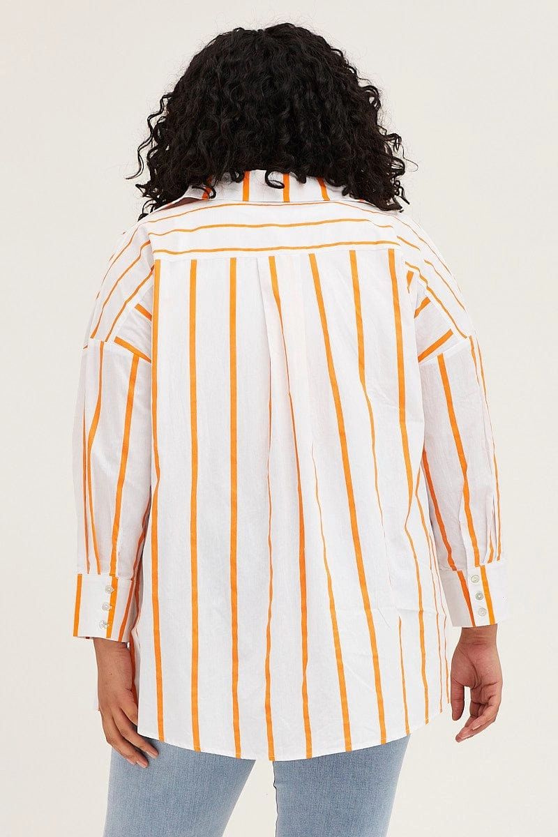 Button Down Design gender-neutral Stripe Long Sleeve Stripe Shirts