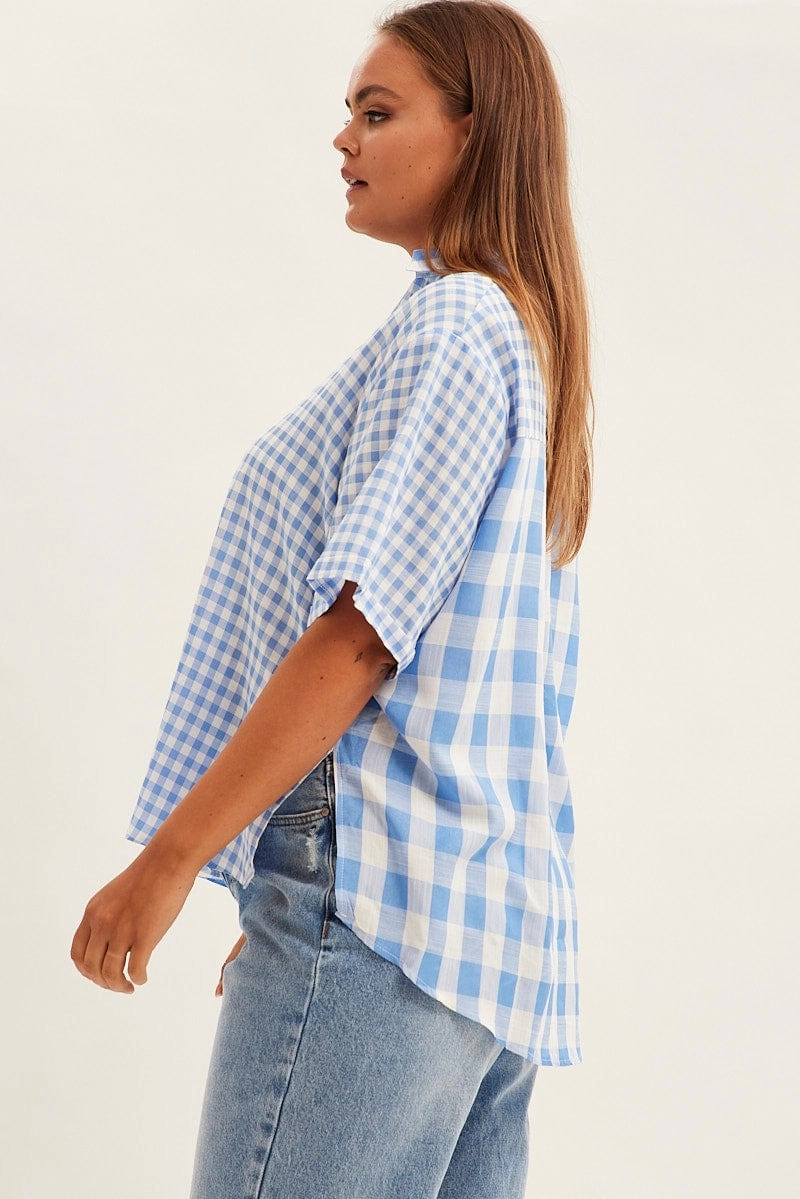 Stripe Relaxed Shirt Short Sleeve Outerwear Companion