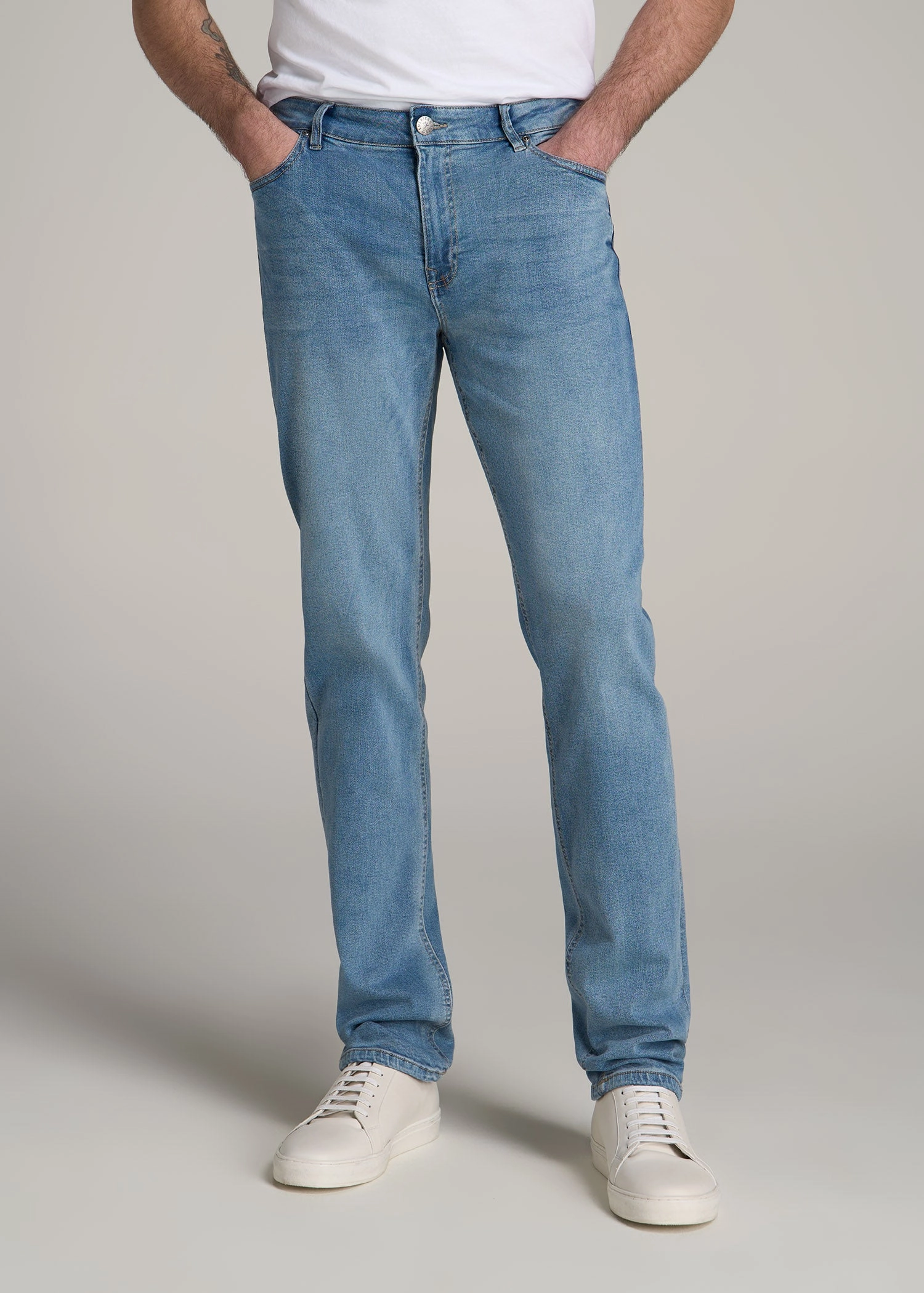 Fits Everyone Low Impact Dye J1 STRAIGHT LEG Jeans for Tall Men in New Fade