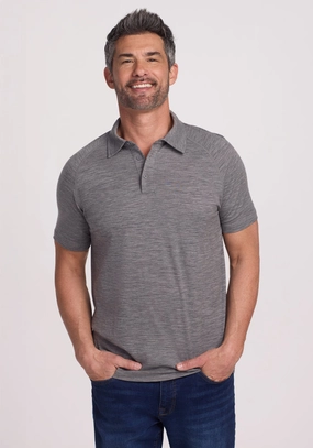 Casual Essential Wear QuickDryTechnology Summit Polo - Graphite Heather