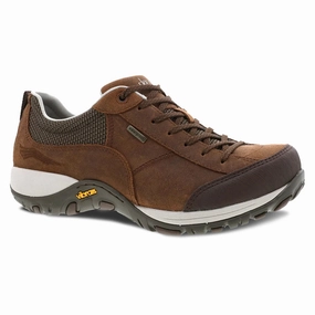 Dansko Women's Waterproof Paisley - Brown Burnished Breathable Canvas