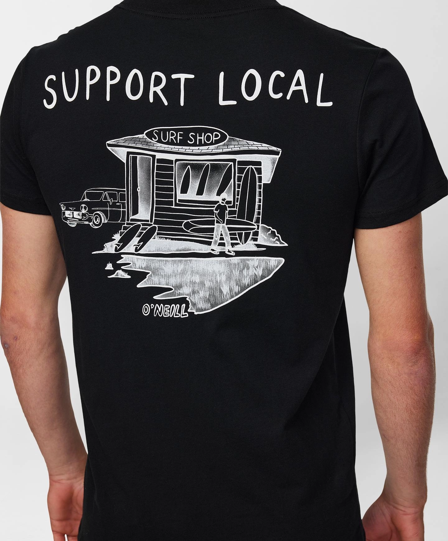Fashion Comfort Support Local SS T-Shirt - Black
