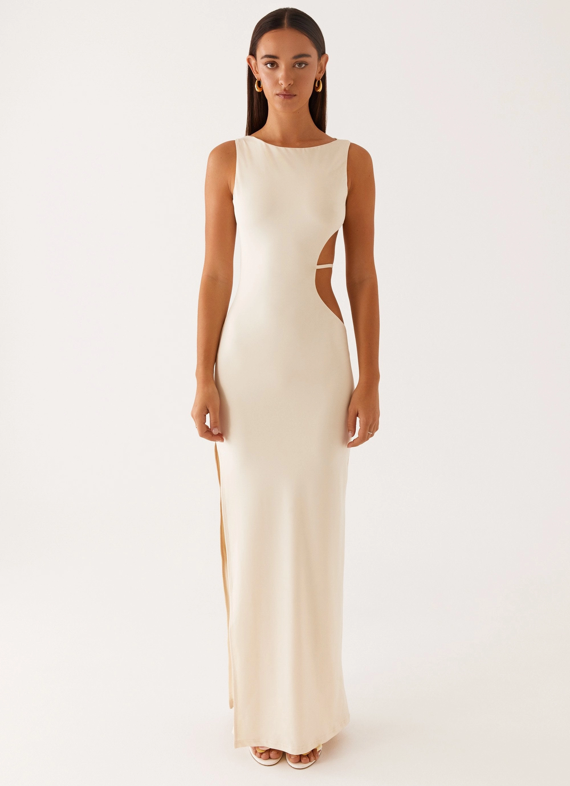 Dreamy Texture Sutton Maxi Dress - Yellow