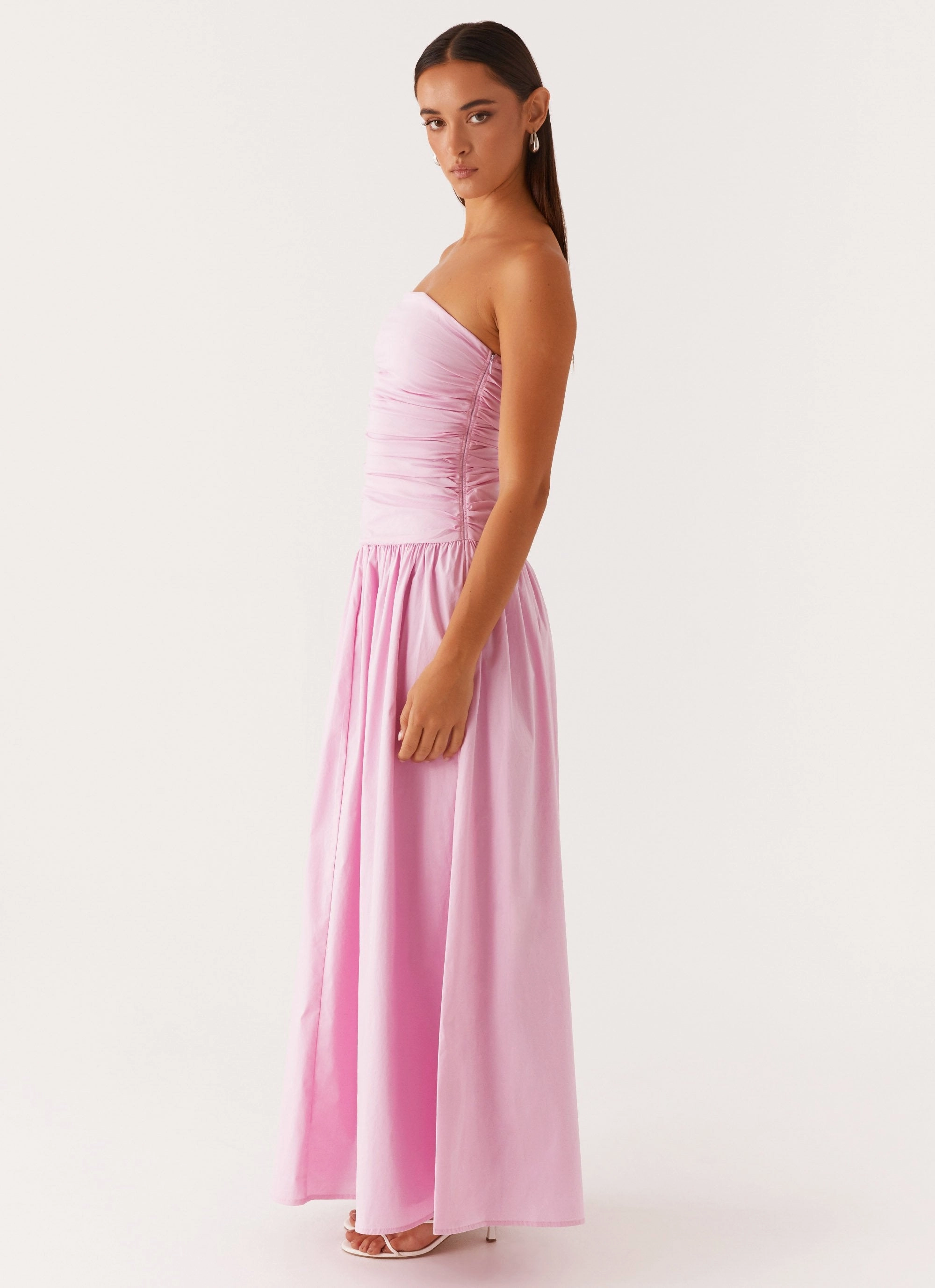 Carmel Maxi Dress - Pink Aura Glow Sophisticated Touch