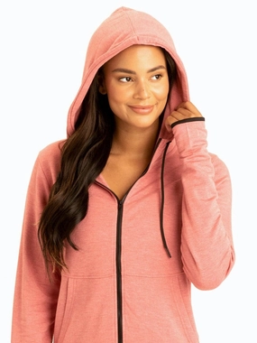 Water Resistant Coat Water Repellent Fabric Sybil FeatherLoop Athleisure Jacket