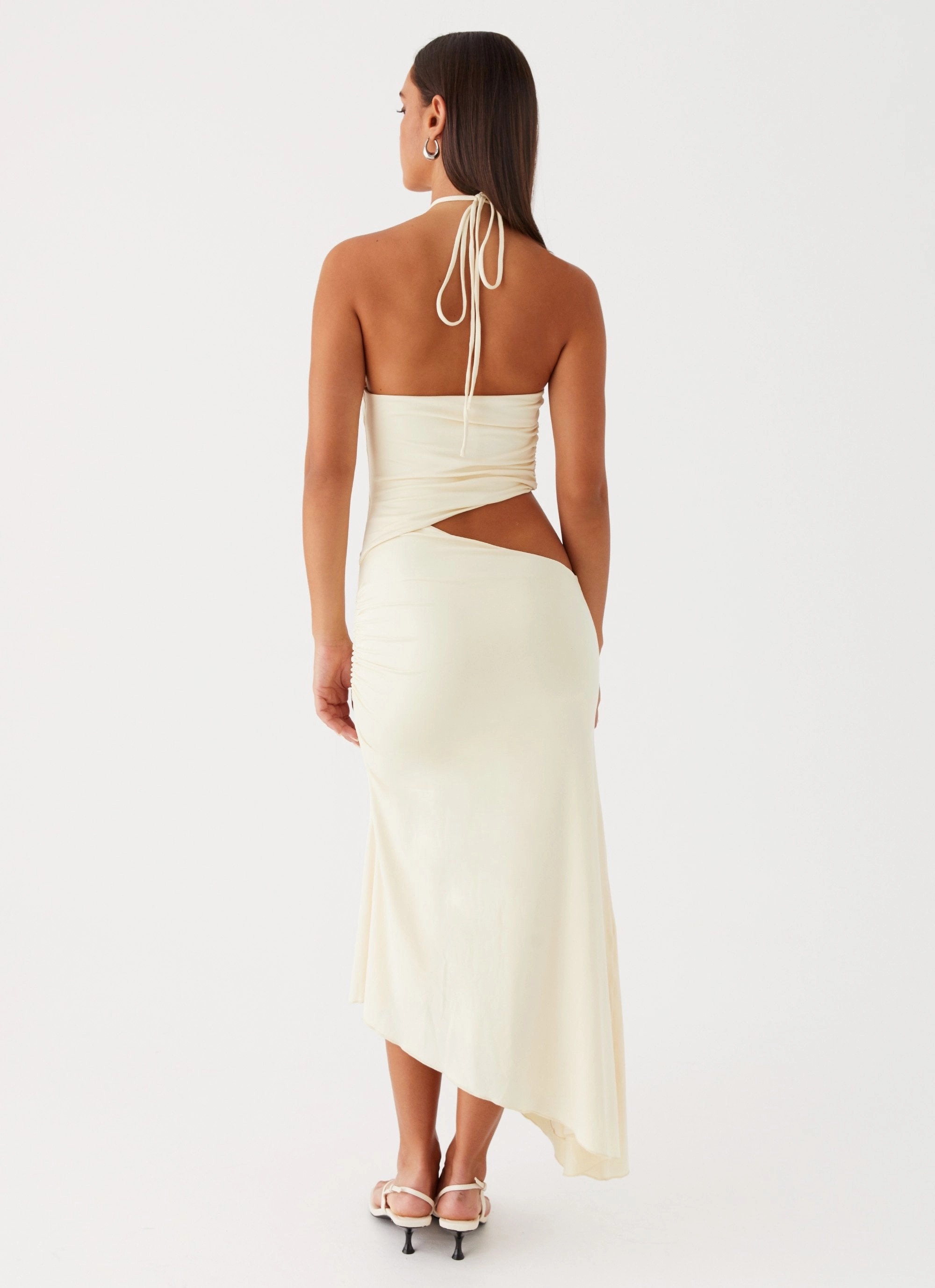 Tasha Maxi Dress - Lemon Smooth Design Chic and Stylish