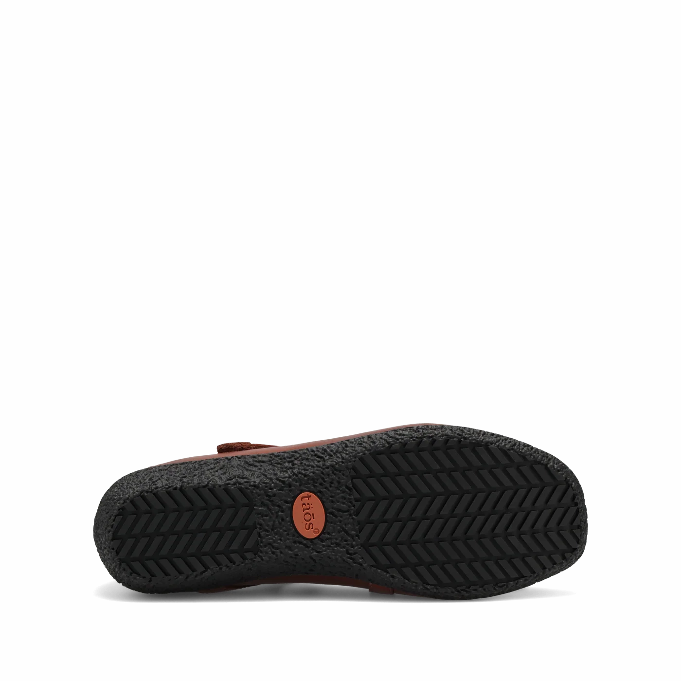 Dynamic Style Soft Focus Taos Footwear Women's Mary Jane Banter Leather Flat - Cognac
