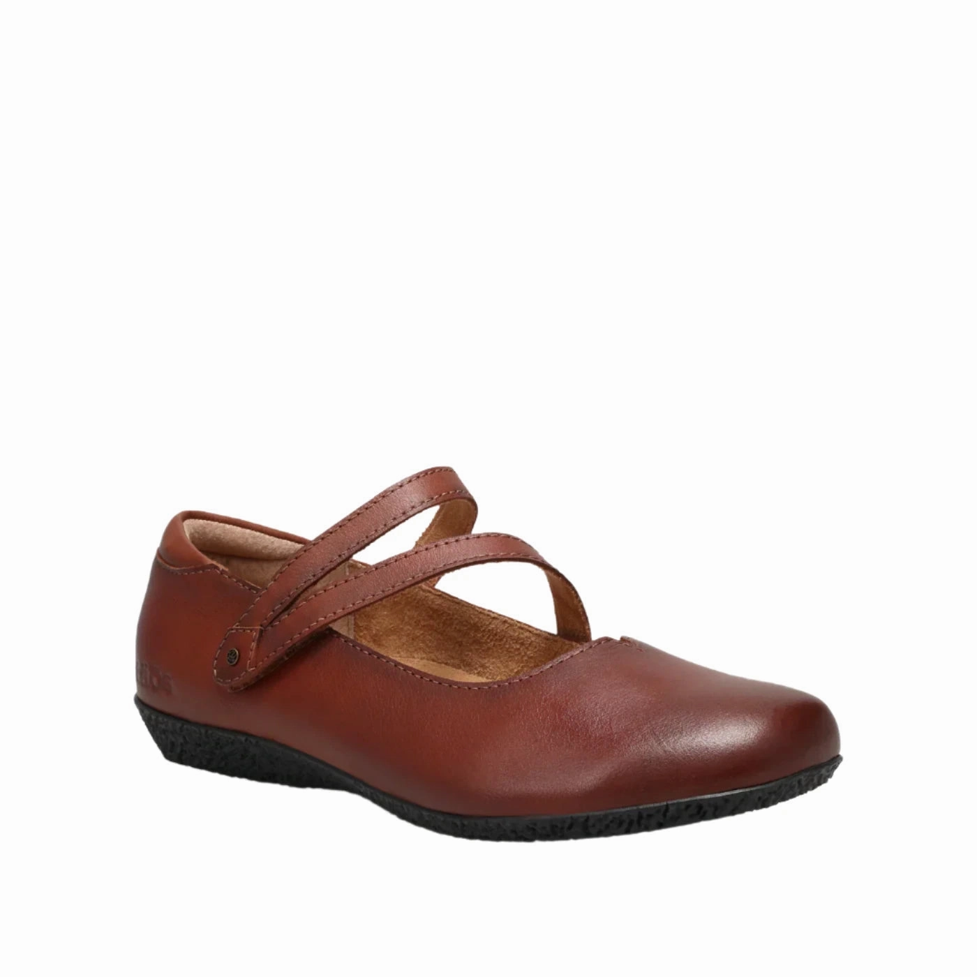 Flexible Outsole Built For Walk Taos Footwear Women's Mary Jane Banter Leather Flat - Cognac