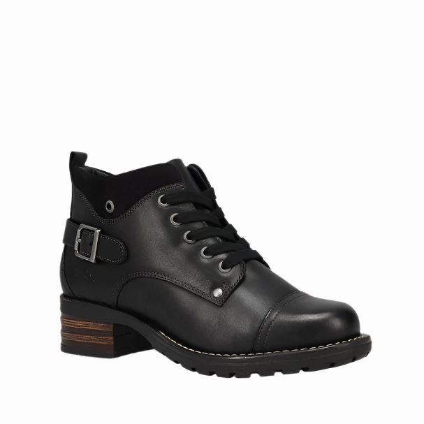 Neutral Tones Lined interior Taos Women's Mini Crave Boot - Black