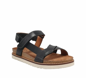Outfit Match All Gender Taos Women's Sideways Sandal - Black