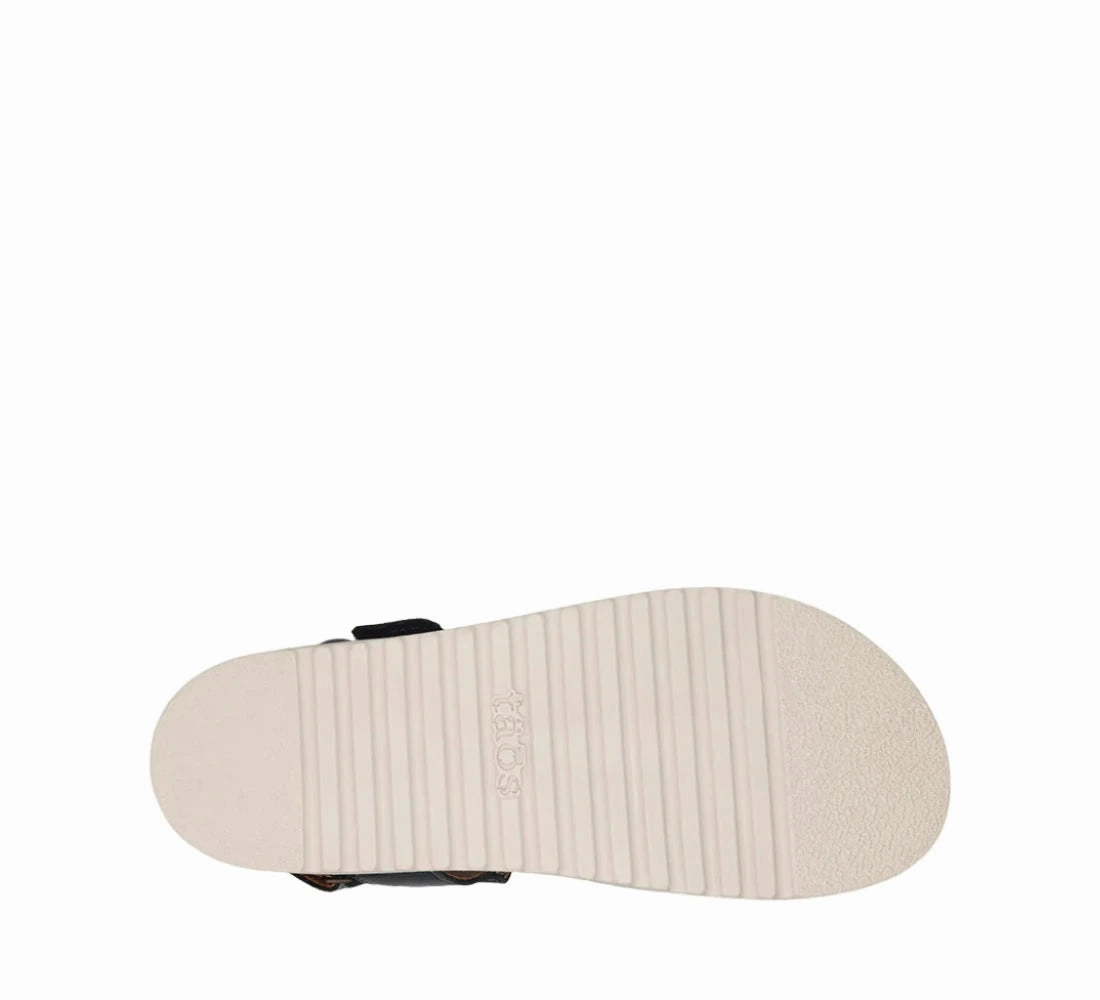 Warm Step Comfortable And Practical Taos Women's Sideways Sandal - Black