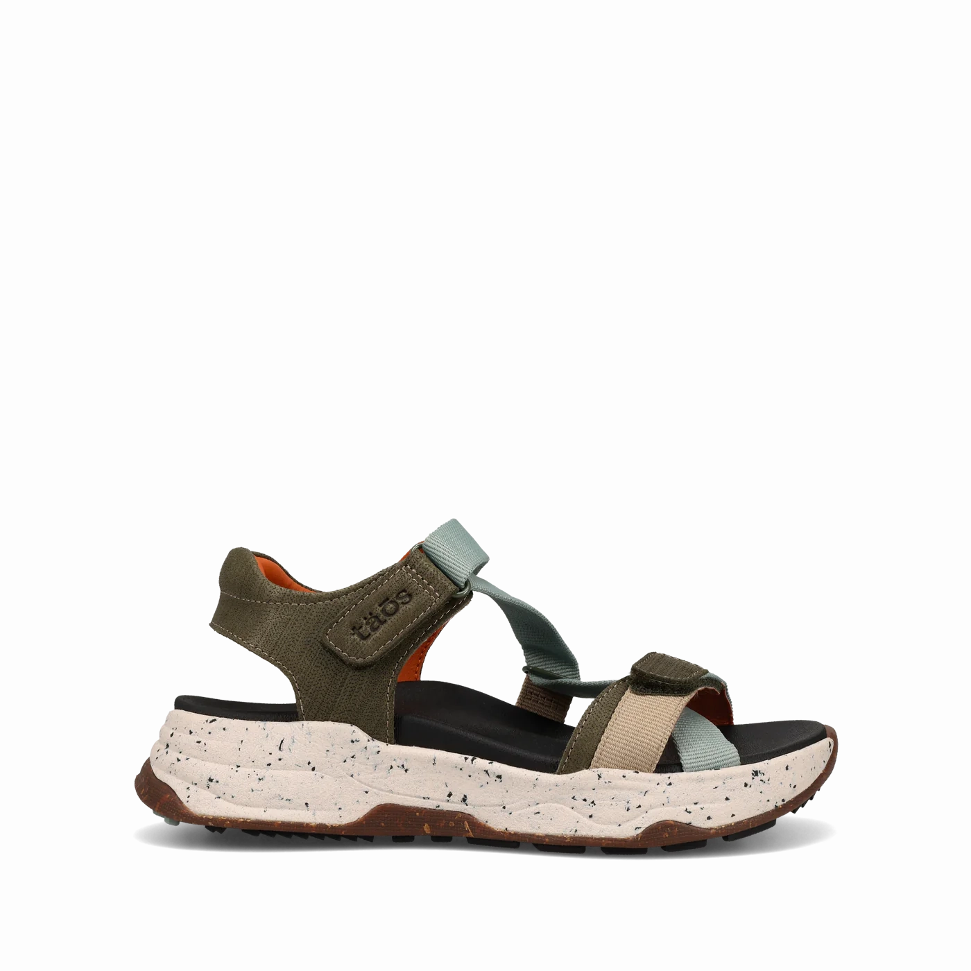 Taos Women's Super Z Walking Sandal - Sage/Olive Multi Stylish and Comfortable Slide On