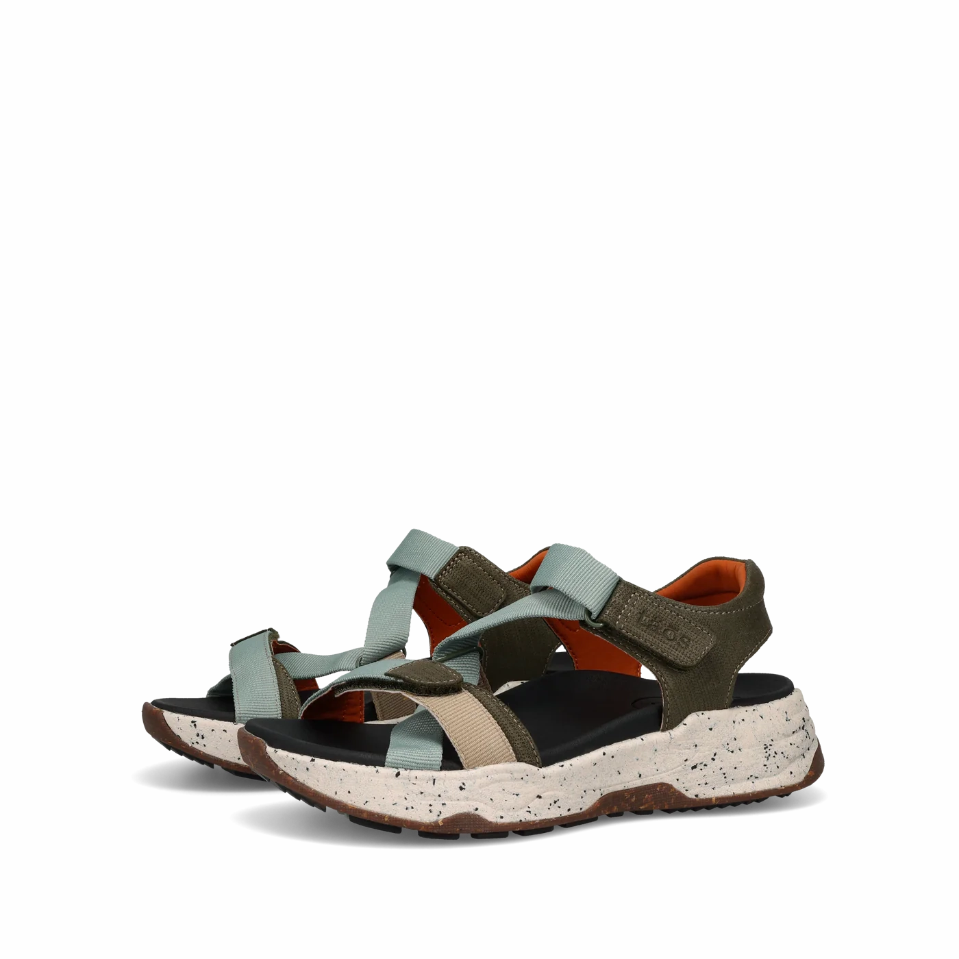 Earth Hue Sunshine Walk Taos Women's Super Z Walking Sandal - Sage/Olive Multi