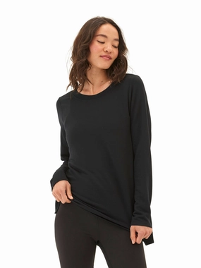 All Seasons Flexible Fiber Fill Teagan Feather Fleece Step-Hem Tunic