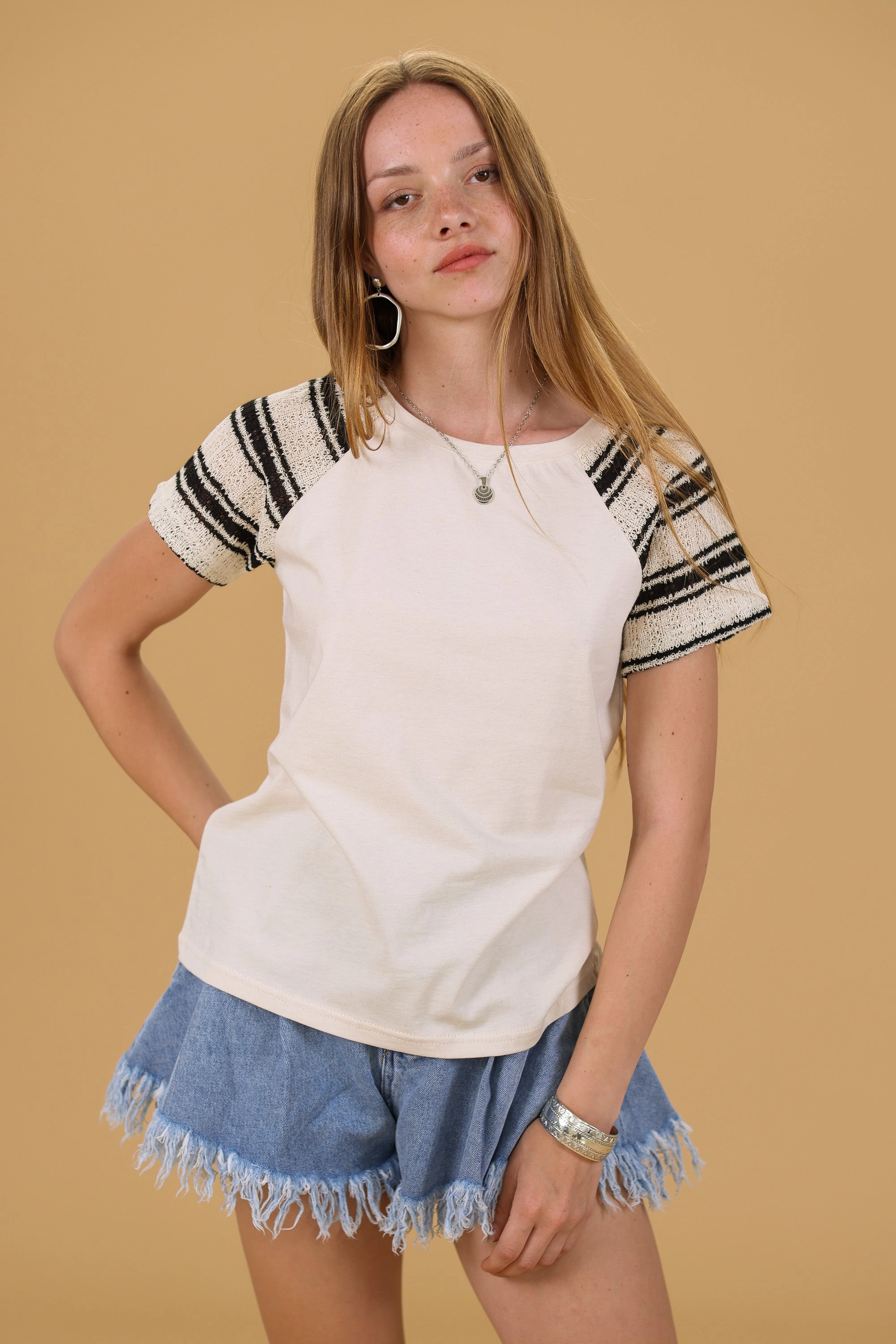 Top Alex Knit Stripes NonChafingTrim