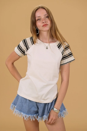 Top Alex Knit Stripes NonChafingTrim