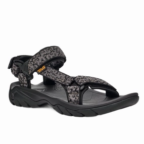 Teva Men's Terra FI5 Universal Sandal - Magma Black/Grey Comfy Strap Multi Density Cushioning