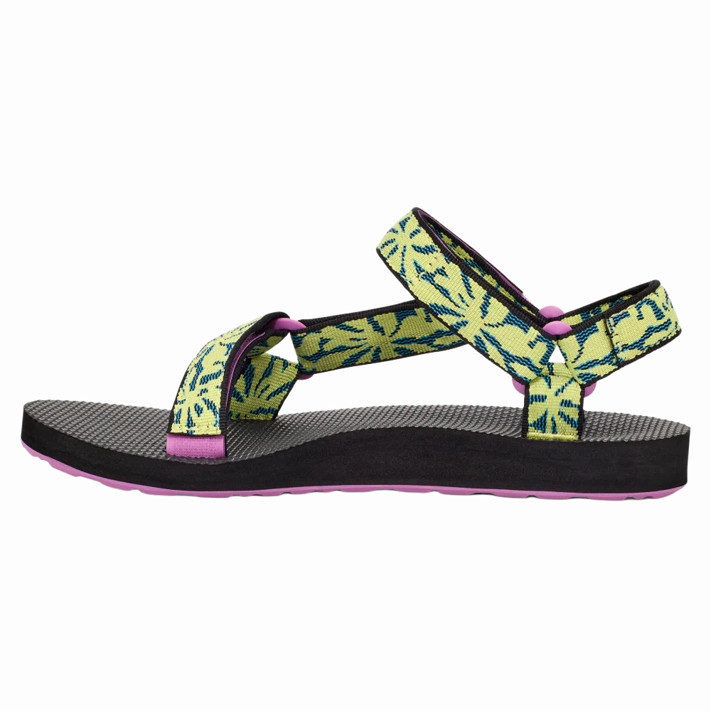 Quick Move Neoprene Strap Teva Women's Universal Sandal - Beach Floral Wild Lime