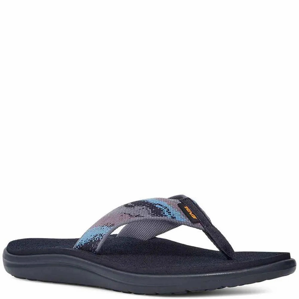 Minimalist Strap Pattern Teva Women's Voya Flip Sandal - Magic Total Eclipse