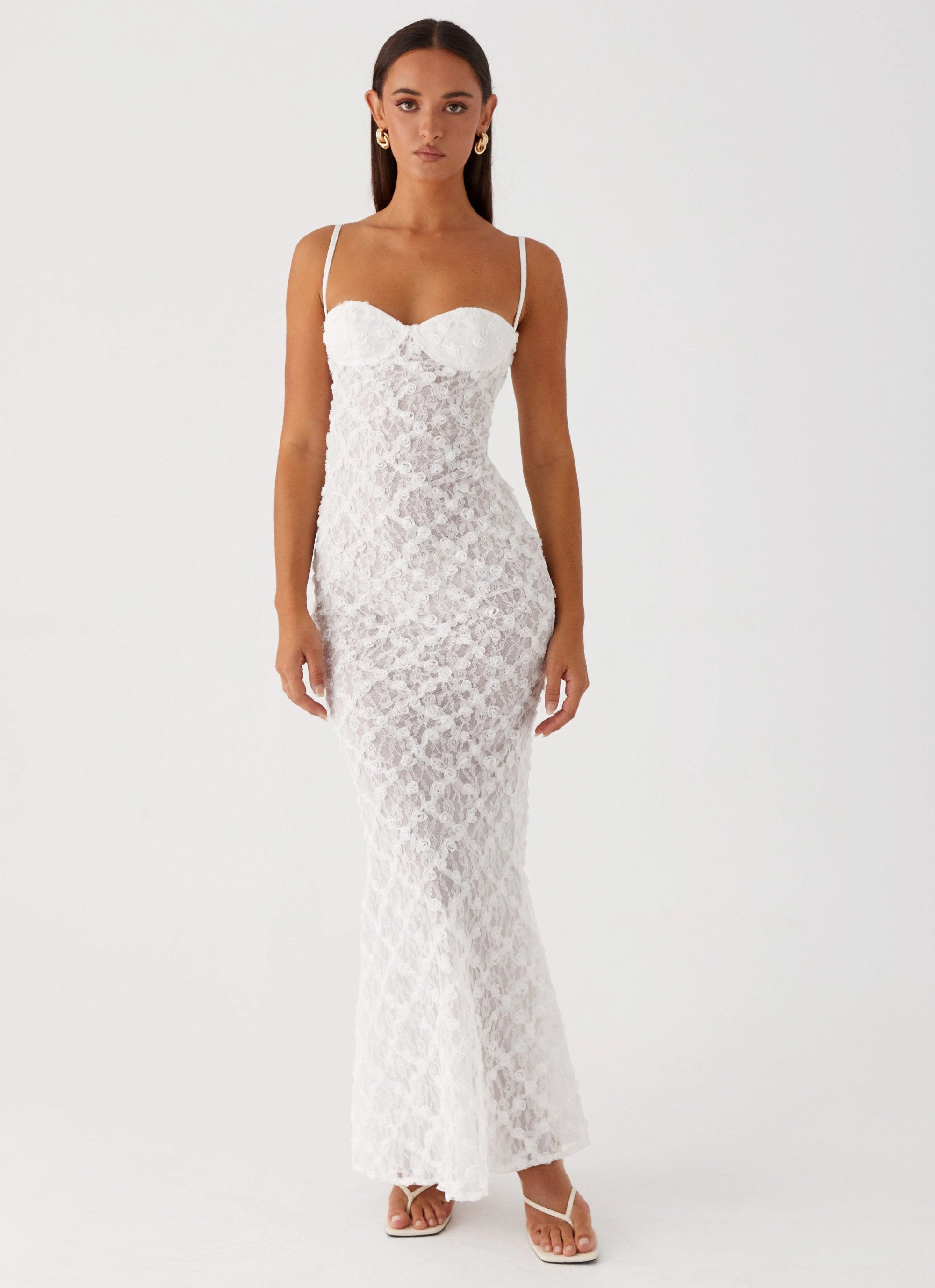 That Girl Maxi Dress - White Cozy Touch Bold Touches