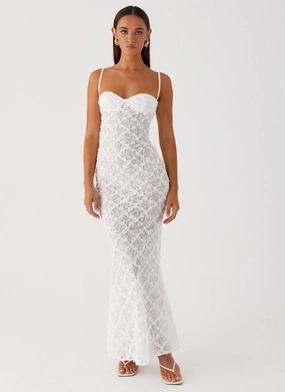 That Girl Maxi Dress - White Cozy Touch Bold Touches