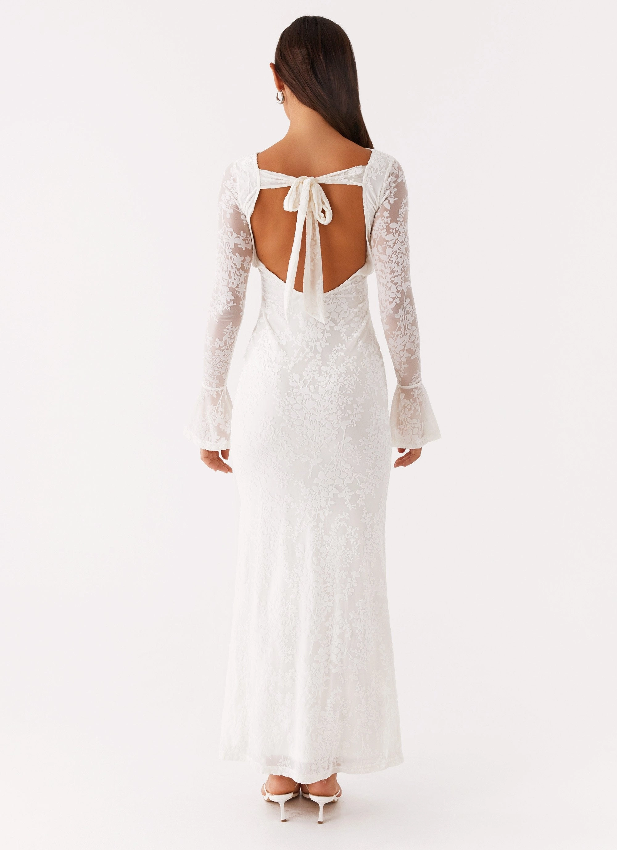 Church Scene Breezy Comfort Thriving Maxi Dress - White