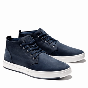 Lightweight Footwear Timberland Men's Davis Square F/L Chukka - Navy/Black Iris