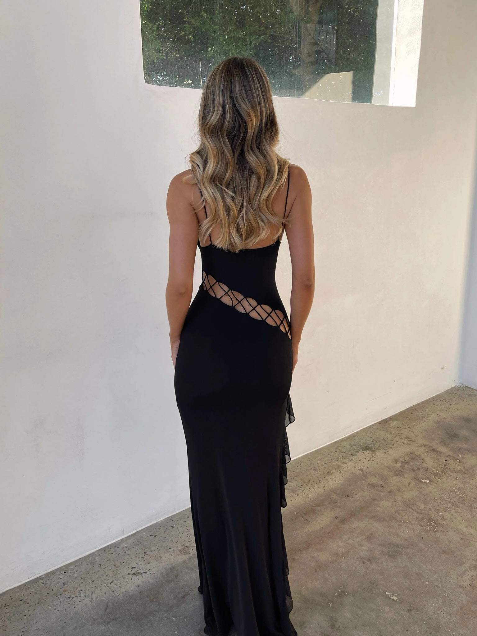 Quick Layer QUENTIN MAXI DRESS BLACK