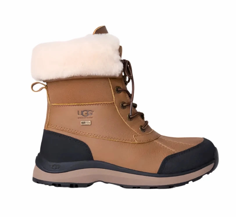 Elastic Ankle Reinforced Eyelets UGG? Women's Adirondack III Boot - Chestnut