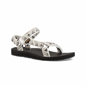 Flexible Beach Shoes Teva Women's Original Universal Sandal - Boomerang White/Grey