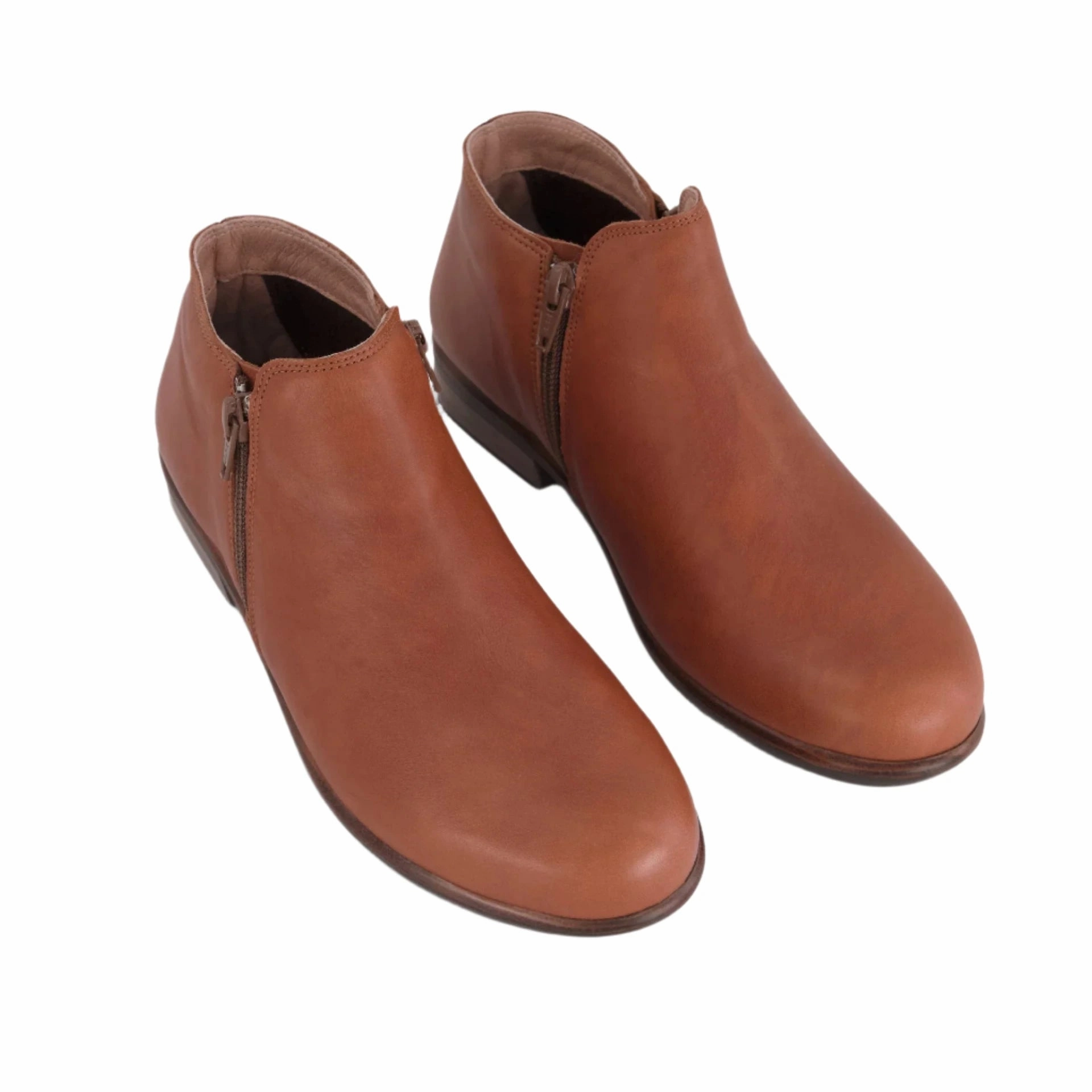 Naot Women's Helm Bootie - Brown Peanut Butter Neutral Pair Cowgirl Vibe