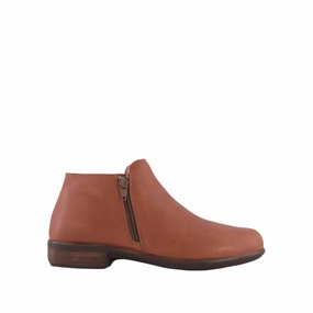 Naot Women's Helm Bootie - Brown Peanut Butter Supportive Fit Stud Look