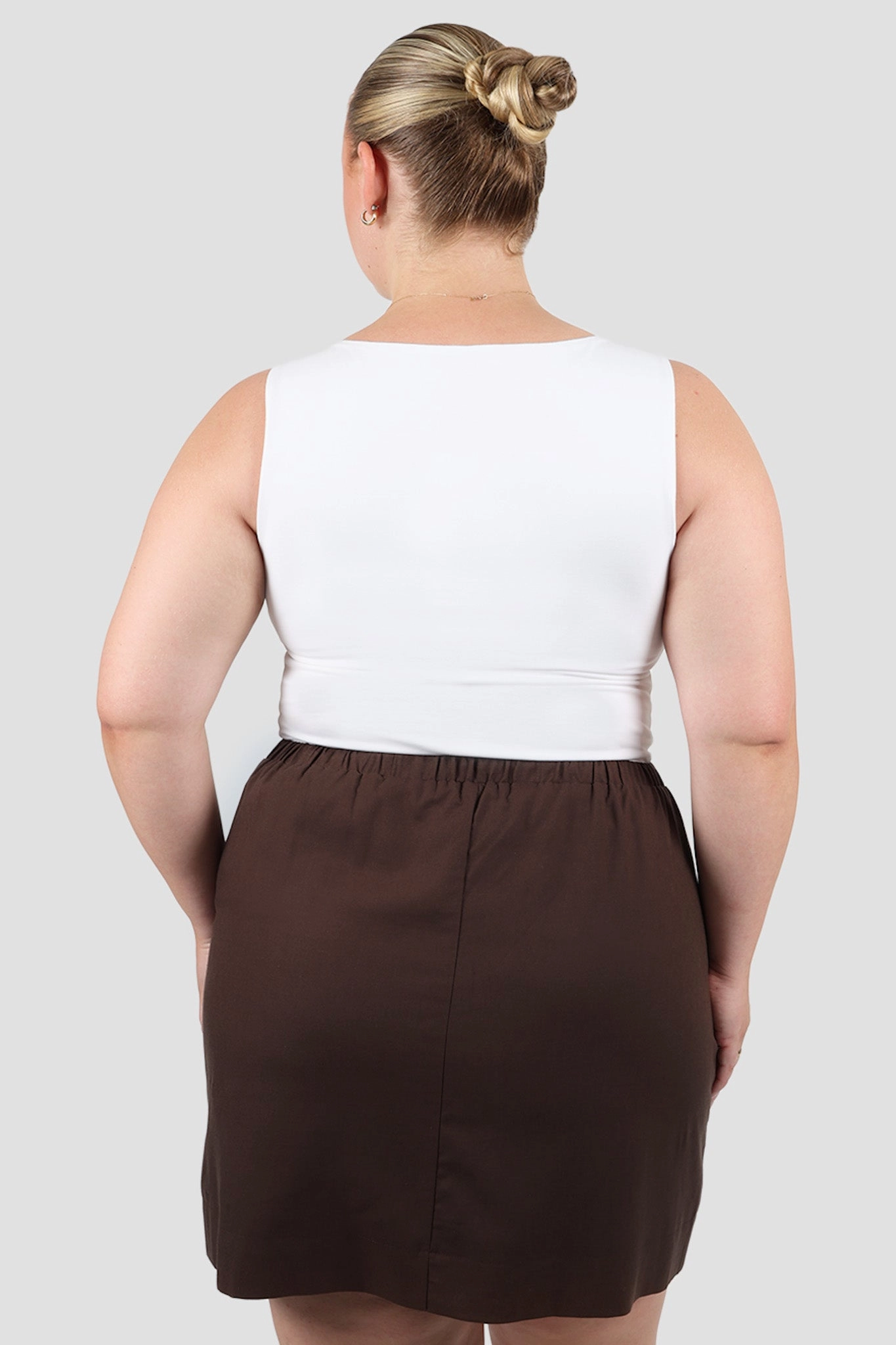 quick dry Functional Detail TORIA SKIRT ESPRESSO
