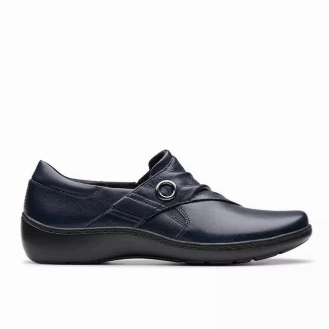 Clarks Women's Cora Aubrie Mary Jane - Navy Moisture control