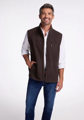 Stowe Vest - Maple Melange Heavyweight Fabric Breathable Membrane