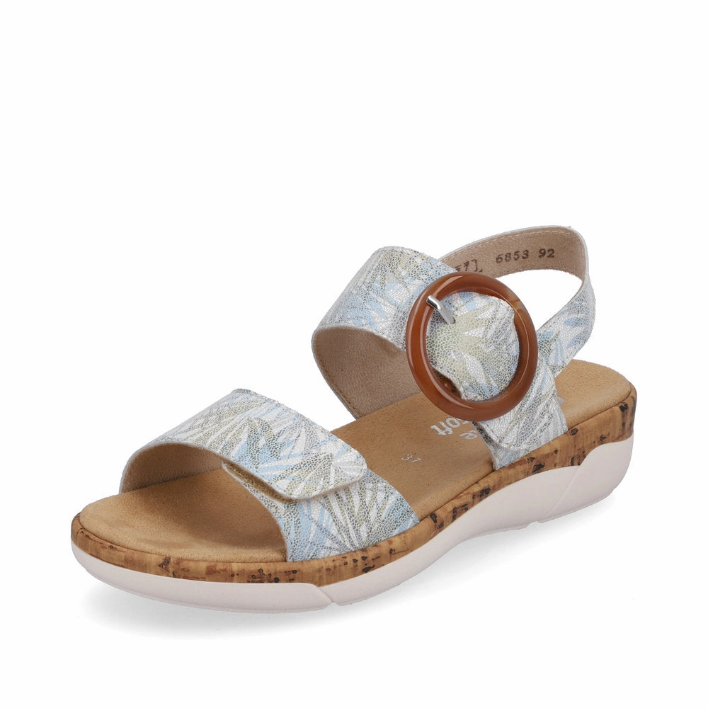 Remonte by Rieker Women's R6853 Jocelyn Sandal - Multi Comfortable Design