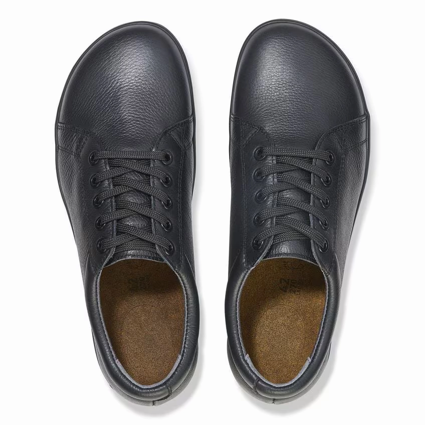 Birkenstock Unisex QO500 Slip Resistant Lace-up Sneaker - Black Test Step Light Fit