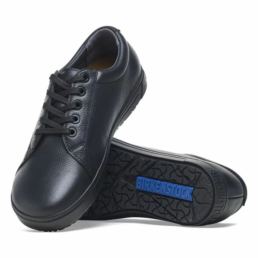 Birkenstock Unisex QO500 Slip Resistant Lace-up Sneaker - Black Step Comfort Unisex Look