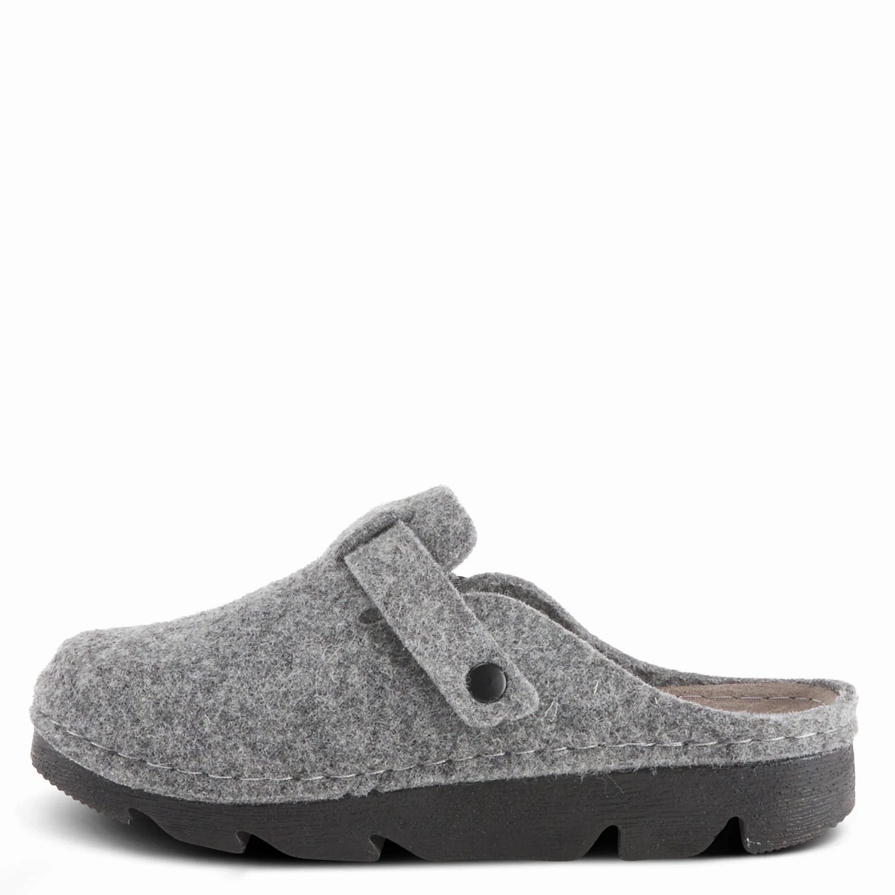 Stair Run Flexus by Spring Step Women's Felt Clogger - Grey