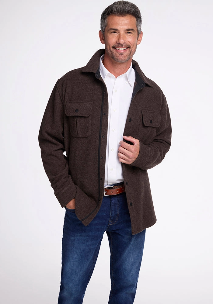 Abrasion Proof Edging MultiLayerSystem Wilder Shirt Jac - Maple Melange