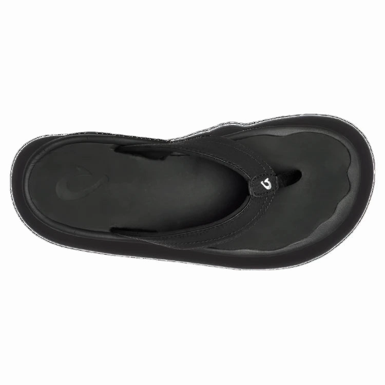 Relaxed Outdoor Footwear Weekend Plans Olukai Women's Ohana Sandal - Black/Black