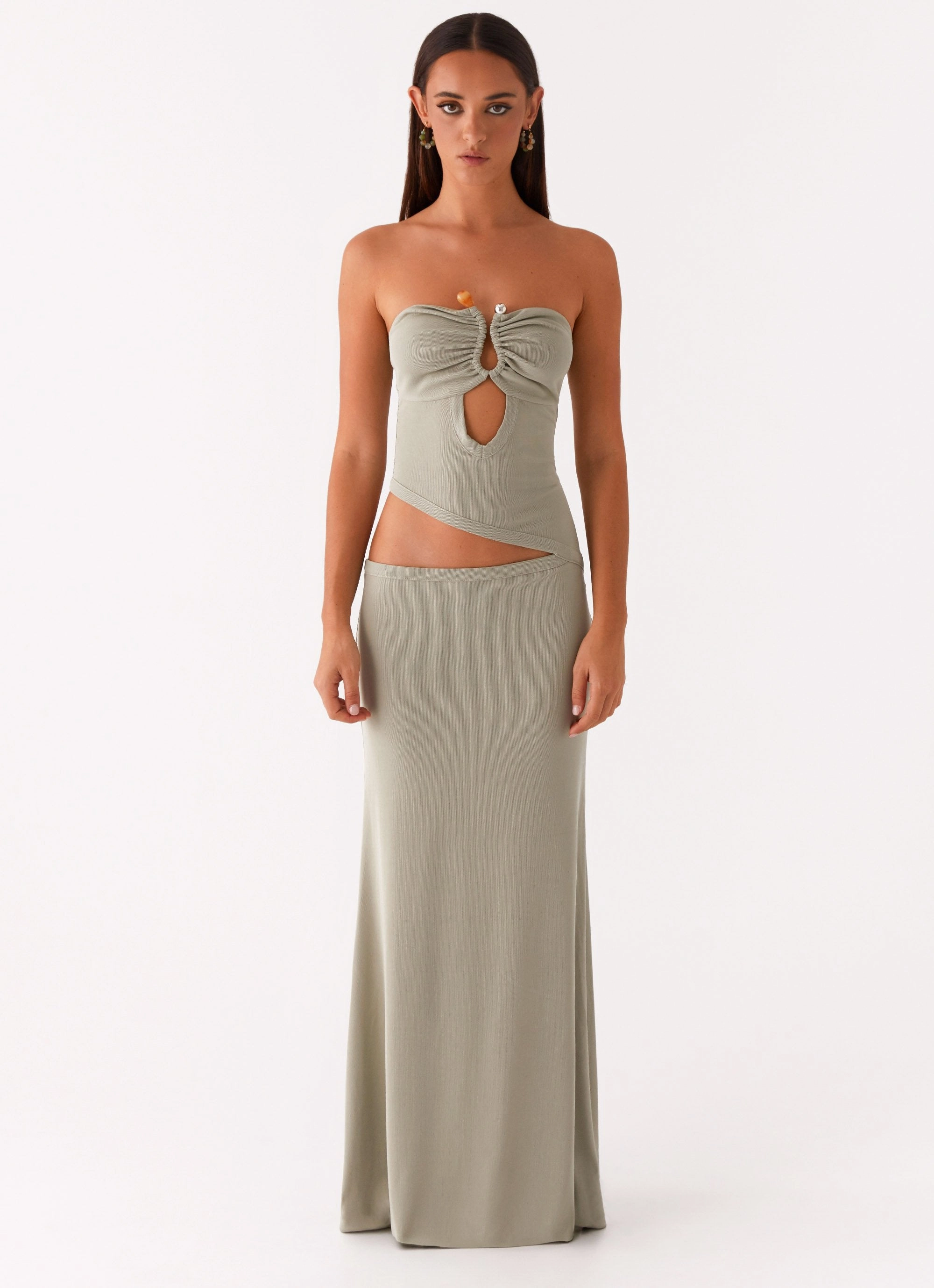 Wild Roses Maxi Dress - Sage Air Beauty Picture Perfect