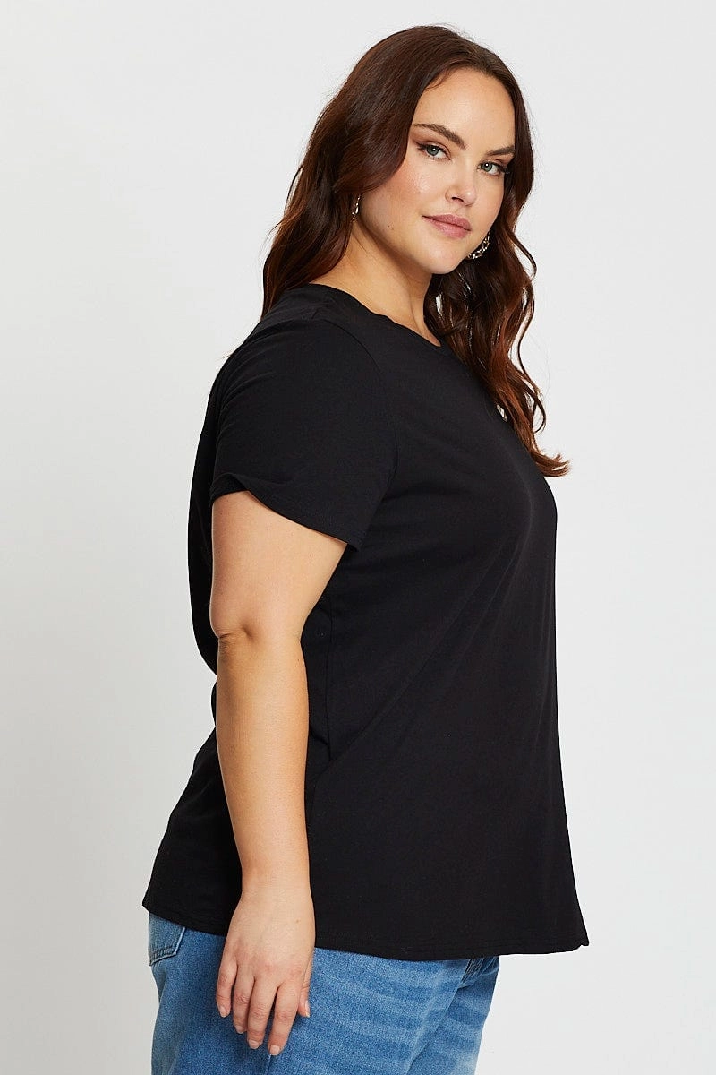 vacation wear GarmentDyedTexture Black Short Sleeve Nyc Graphic Print T-shirt