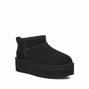 Sleek Build Active Motion UGG? Women's Classic Ultra Mini Platform Boot - Black