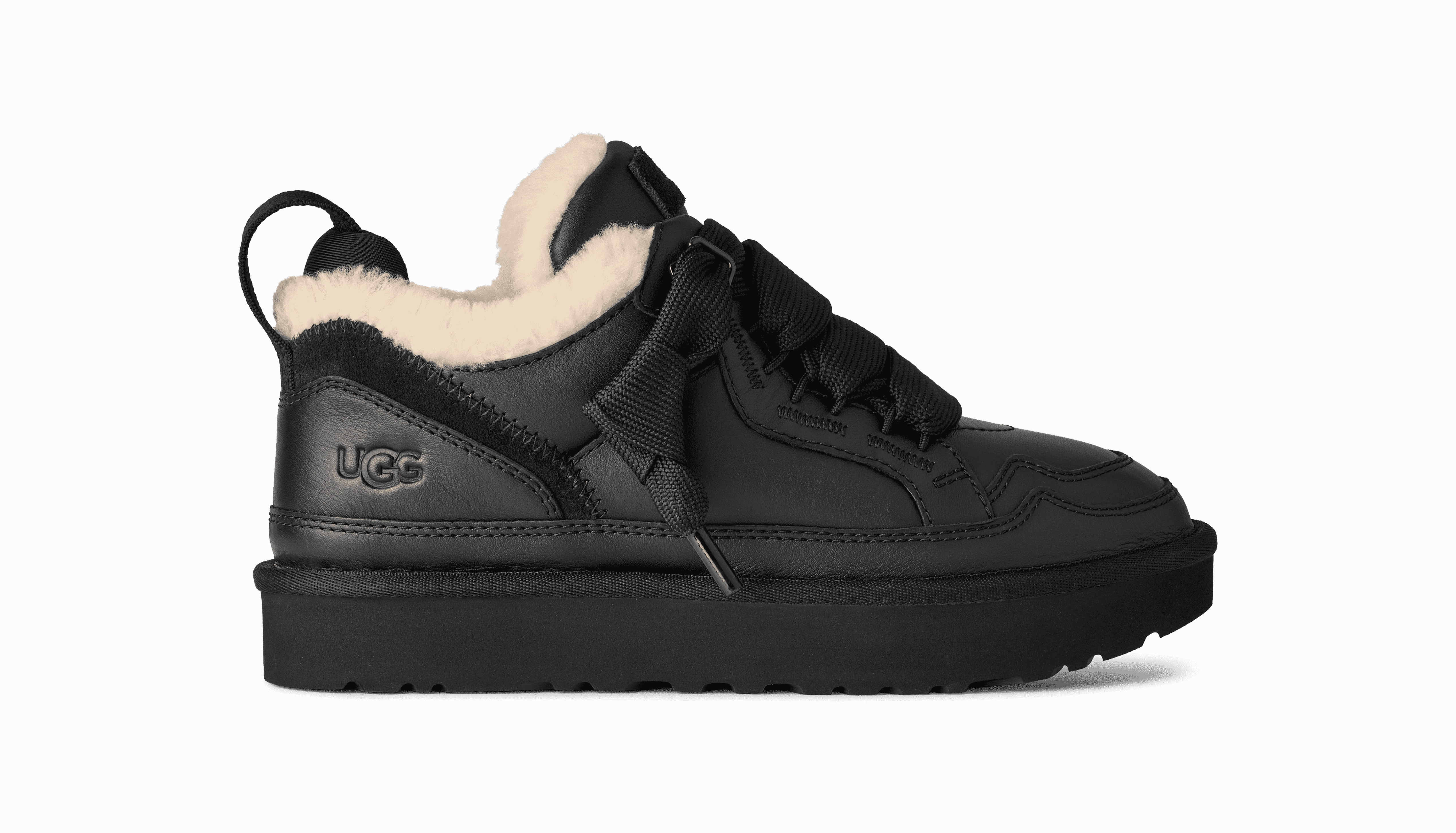 Relax Ready UGG Women's Lowmel Leather - Black