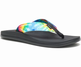 Insole Cushion Chaco Women's Chillos Flip Tie Dye